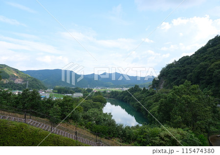 三重県松阪市_茶倉展望台から南側風景6_2023年8月 三重県松阪市_茶倉展望台から南側風景6_2023年8月 115474380