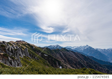 燕山荘と槍ヶ岳 115474565