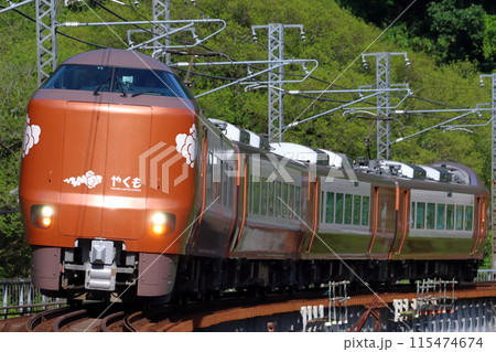 伯備線特急やくも号（273系電車：岡山⇔出雲市） 115474674