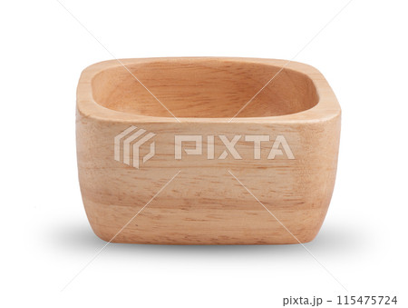 wood spoon isolated on white background 115475724