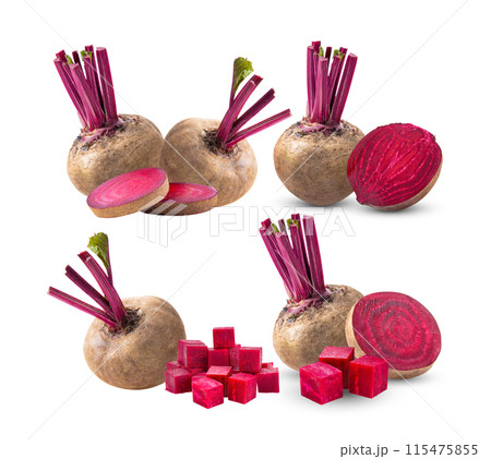 Beetroot isolated on white background 115475855