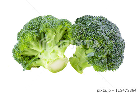 broccoli isolated on white background broccoli isolated on white background 115475864