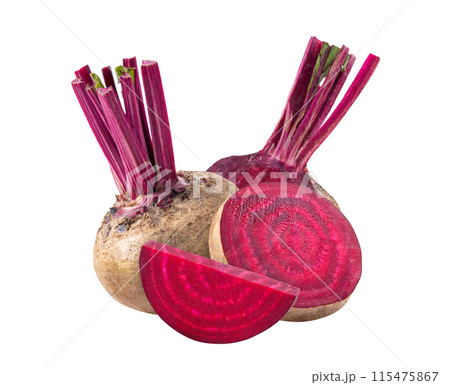 Beetroot  on white background 115475867