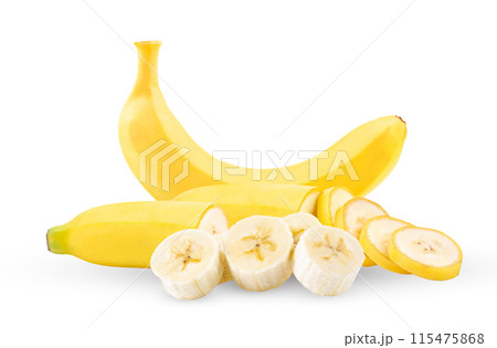 banana on white background 115475868