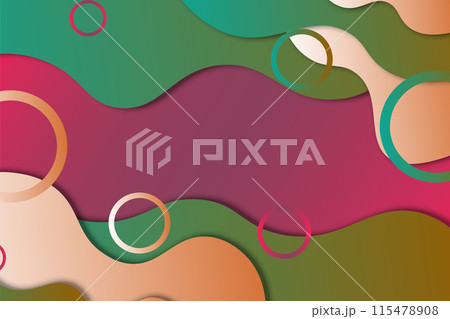 Fluid geometric background. 115478908