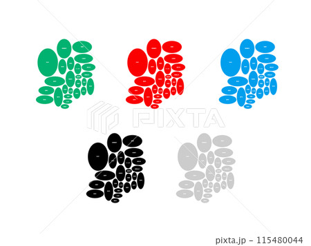 市町村入り地図＿栃木県＿デフォルメ-06 115480044