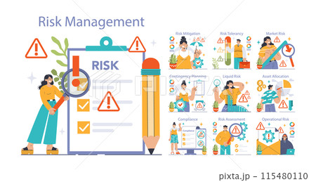 Risk Management concept. Strategic business...のイラスト素材 [115480110] - PIXTA