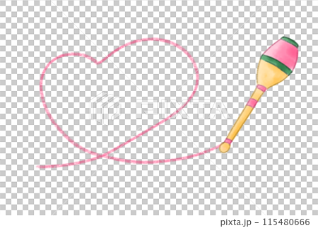 Heart drawn in a club 115480666