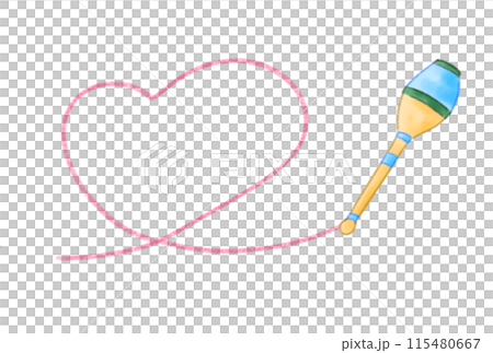 Heart drawn in a club 115480667