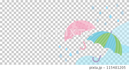 被雪覆蓋的粉紅色、綠色和藍色雨傘的向量背景圖像 被雪覆蓋的粉紅色、綠色和藍色雨傘的向量背景圖像 115481205