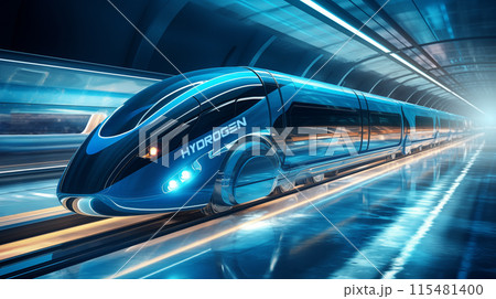 A hydrogen fuel cell train concept A hydrogen fuel cell train concept 115481400