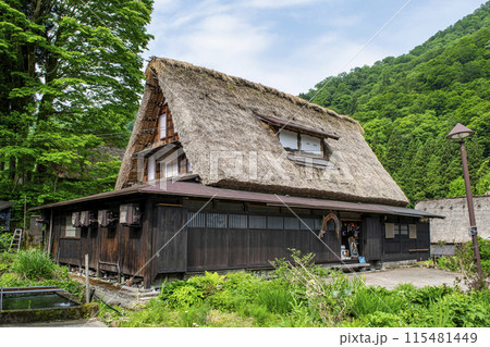 富山県 五箇山 相倉合掌造り集落 合掌造り民家 世界遺産 富山県 五箇山 相倉合掌造り集落 合掌造り民家 世界遺産 115481449