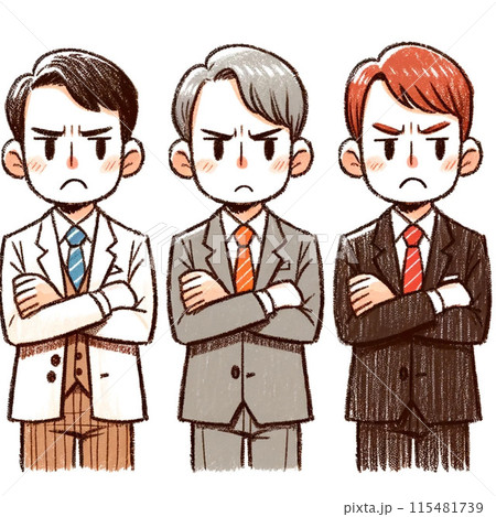 怒っているスーツの男 怒っているスーツの男 115481739