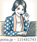 オペレーターの女性 115481743