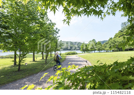 湖山池周辺をサイクリングで楽しむイメージ 115482118