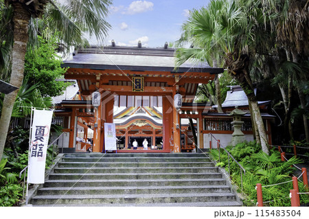 青島神社神門 115483504