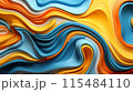 Engaging abstract moire illustration with bold lines, flat texture, high detail, and dynamic patterns. 115484110