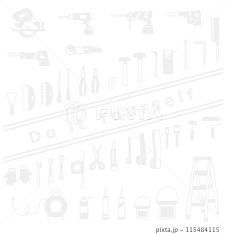 ル	DIY tools　ホワイトグレー 115484115