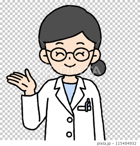 A female pharmacist is giving instructions A female pharmacist is giving instructions 115484932