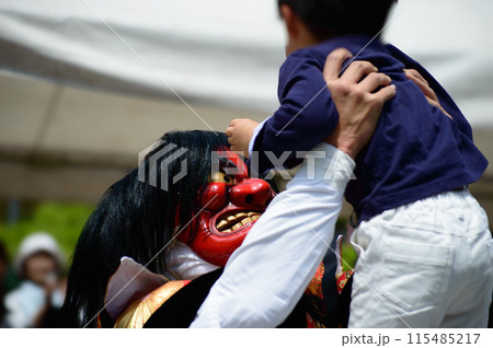 大分県長浜神楽 西寒田神社の様子 大分県長浜神楽 西寒田神社の様子 115485217