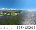 【空撮】日本最北端宗谷岬(北海道) 115485295