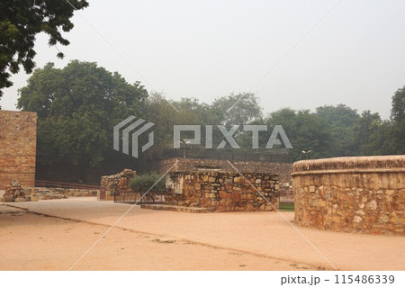 インド デリー クトゥブ･ミナールの風景 115486339