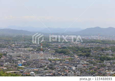 山陽小野田市の竜王山公園から須恵および宇部市西部方向を見る 山陽小野田市の竜王山公園から須恵および宇部市西部方向を見る 115488693