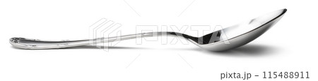 Cutlery dessert spoon isolated on white background 115488911