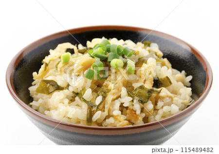 油揚げとワカメの炊き込みご飯 油揚げとワカメの炊き込みご飯 115489482