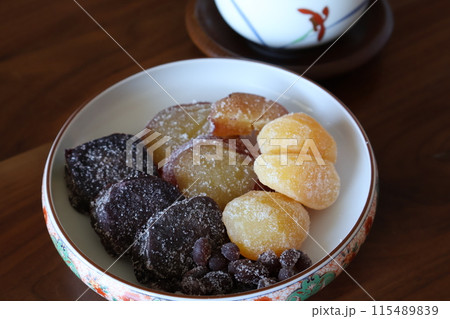 甘納豆と緑茶 甘納豆と緑茶 115489839