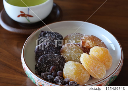 甘納豆と緑茶 甘納豆と緑茶 115489848