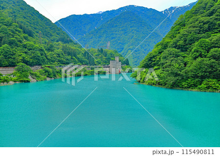 宇奈月ダム湖 うなずき湖 宇奈月ダム湖 うなずき湖 115490811