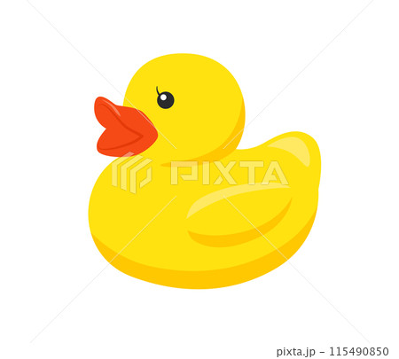 お風呂のアヒルのベクターイラスト 115490850