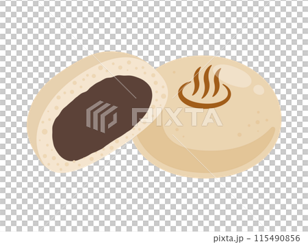 Onsen manju vector illustration 115490856