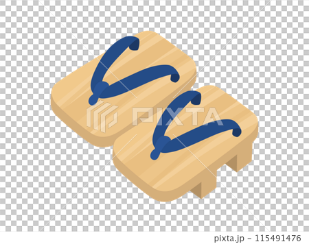 下駄のベクターイラスト 115491476