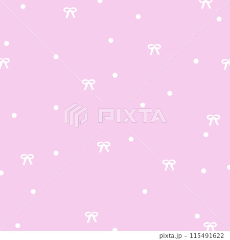 Illustration of white ribbons on a pastel pink background for Valentine card, print, girly pattern, kid clothes, gift wrap, packaging, fabric, wallpaper, backdrop, women textile, garment, dress, paper Illustration of white ribbons on a pastel pink background for Valentine card, print, girly pattern, kid clothes, gift wrap, packaging, fabric, wallpaper, backdrop, women textile, garment, dress, paper 115491622