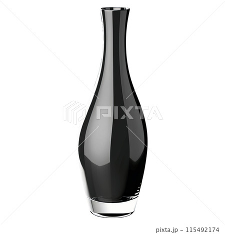 Silhouette of Sake Glass isolated on transparent background 115492174