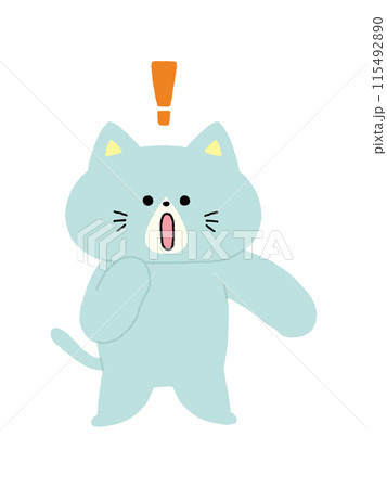 猫／びっくり 115492890