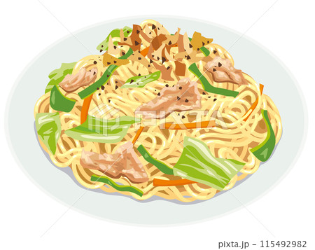 塩焼きそば 115492982