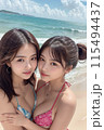 海に遊びに来たギャル 115494437
