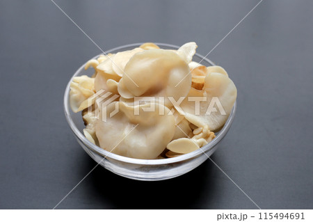 White jelly mushroom or white ear mushroom White jelly mushroom or white ear mushroom 115494691