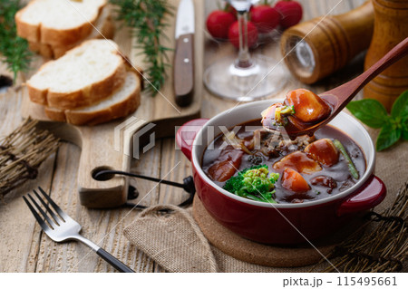 ビーフシチュー 洋食 115495661