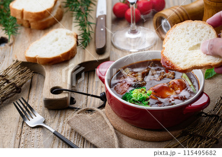 ビーフシチュー 洋食 115495682