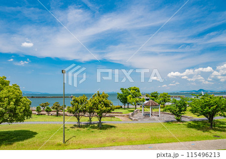 琵琶湖岸の公園　なぎさ公園　大津市 115496213