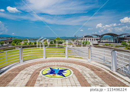 琵琶湖大津港風景　大津市 115496224