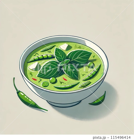 グリーンカレー 115496414