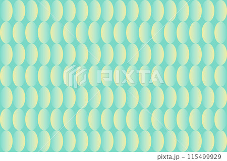 緑色の背景にグラデーションがかかった黄色の水玉模様の背景イラスト 115499929