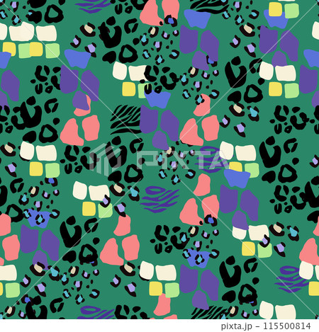 Seamless vector pattern. A vibrant design featuring 115500814