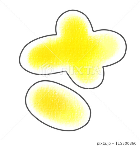 ゆるめシンプルなひらがなの『さ』丸っこいバージョン　アナログ風 115500860