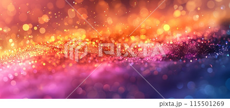 Bright gradient background with colorful grains. It represents a mix of energy, movement, fun and liveliness with the grain of old computer graphics or noisy TV. It has a retro or futuristic feel. 115501269